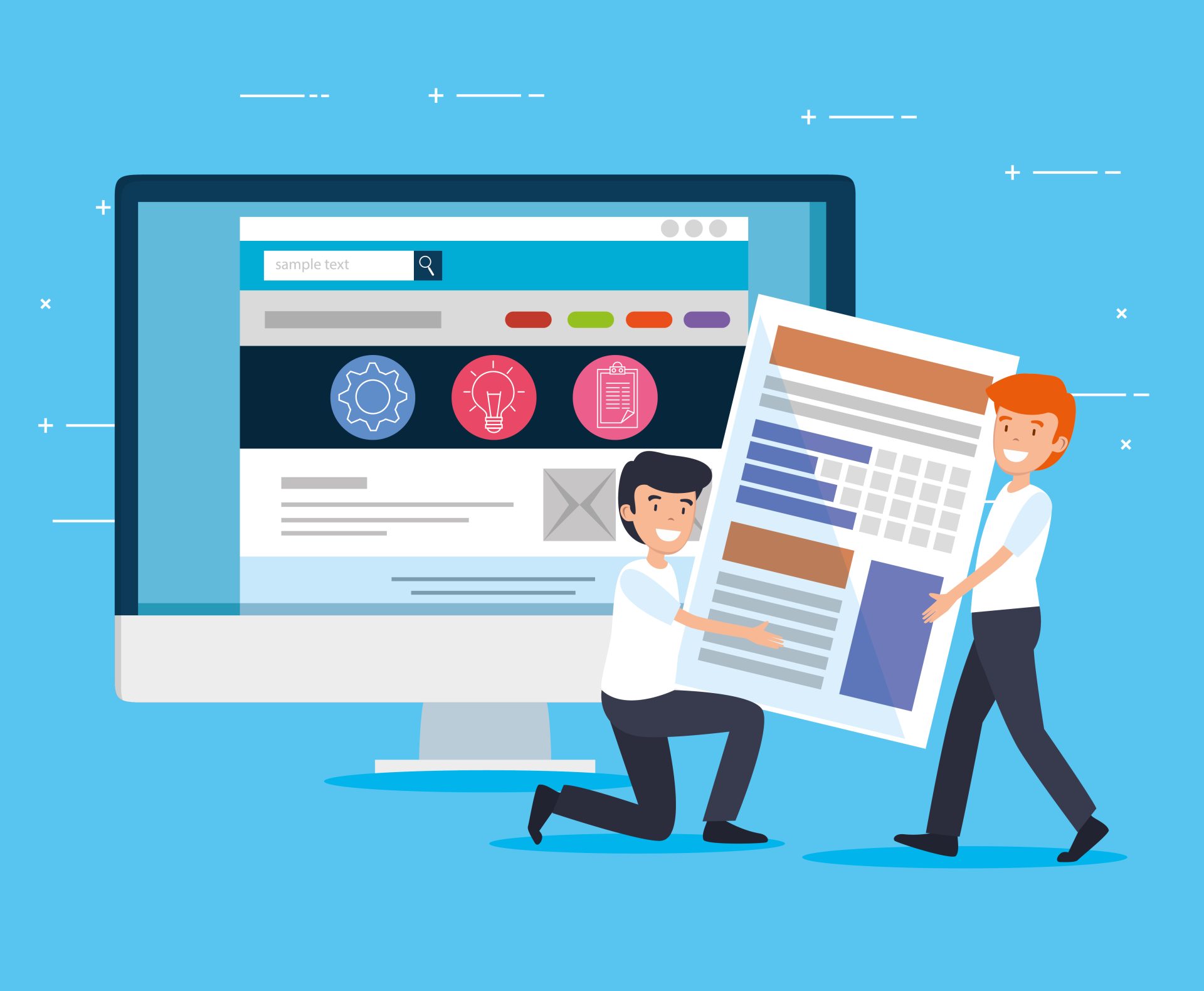 what technology used in website
